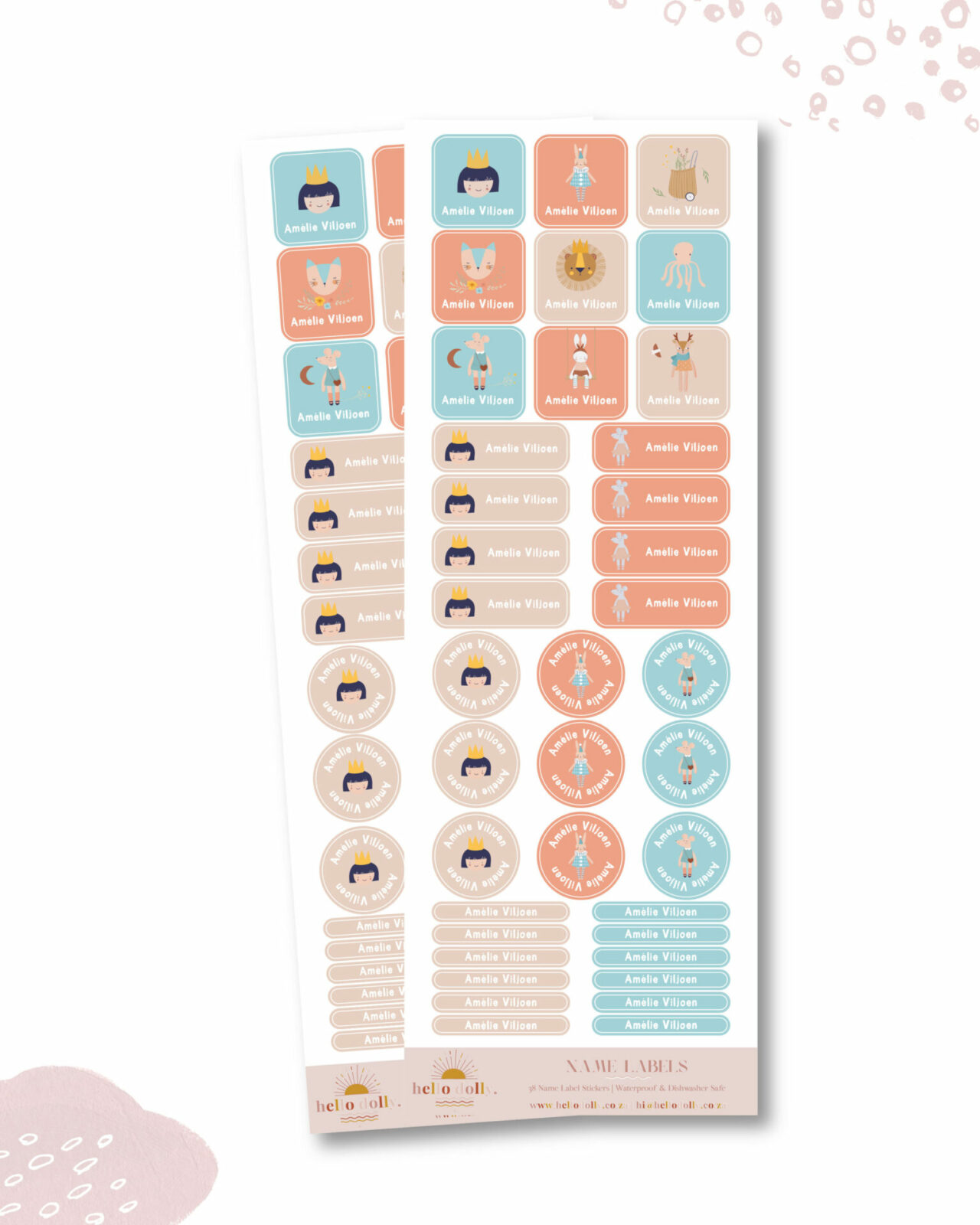 Princess Playroom Name Labels | Hello Dolly Designs