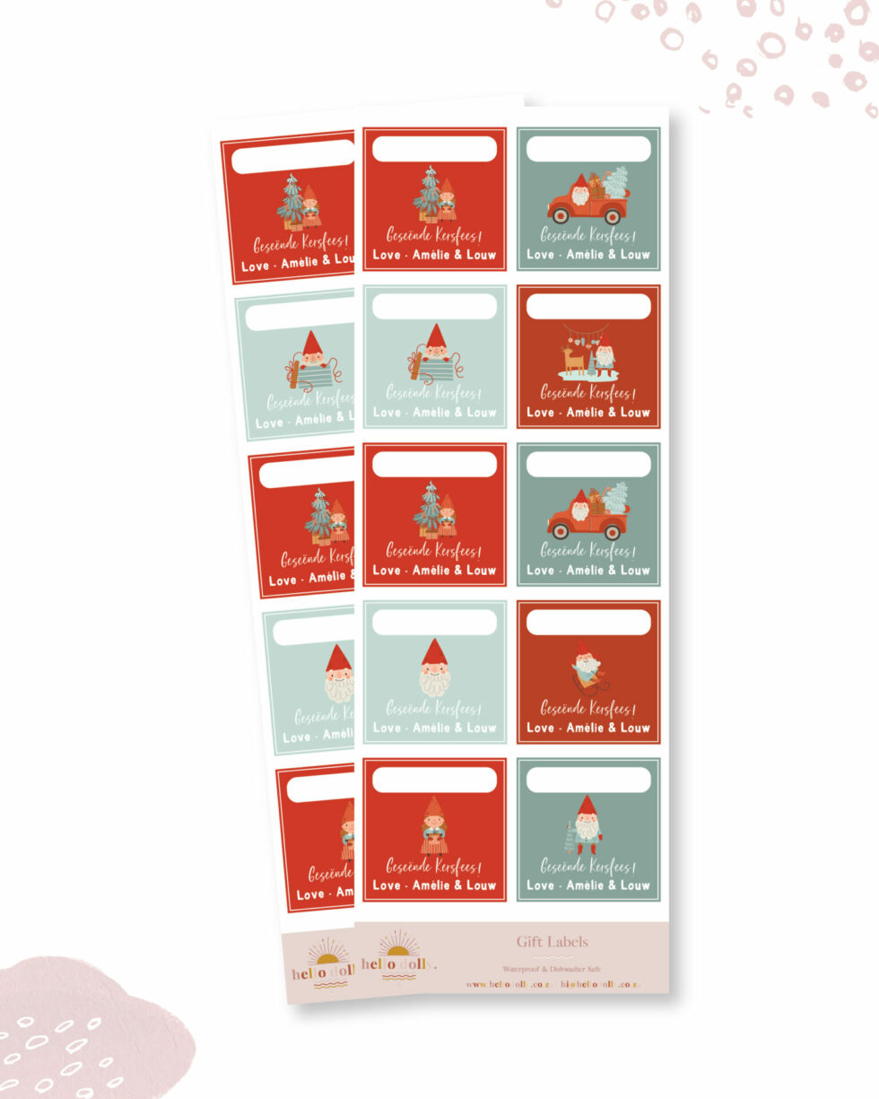 Christmas Gift Labels | Hello Dolly Designs
