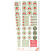 Strawberries & Cherries Name Labels - Thumbnail Image 1